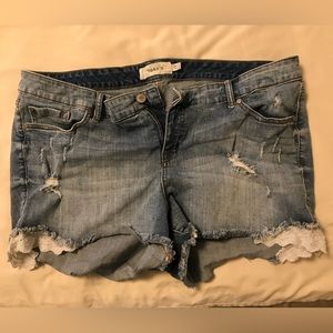 Torrid jean shorts